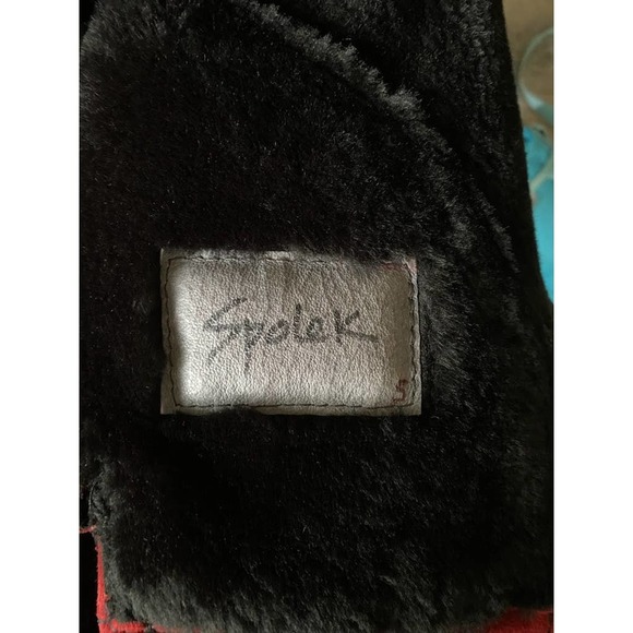 Pre-Owned Cindy Spolek Red/Black Women's Vest For Fall/Winter Size Small - Picture 3 of 3